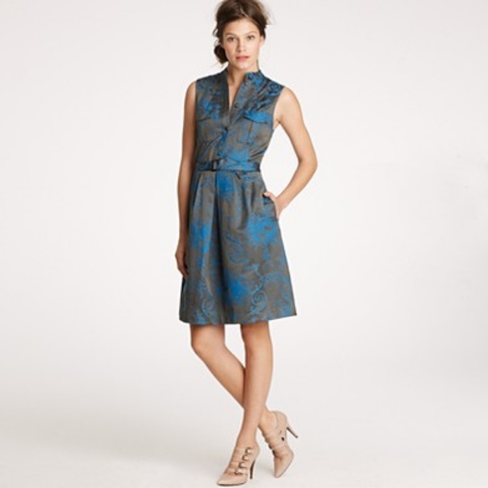 J.Crew jacquard Dress - Size 2